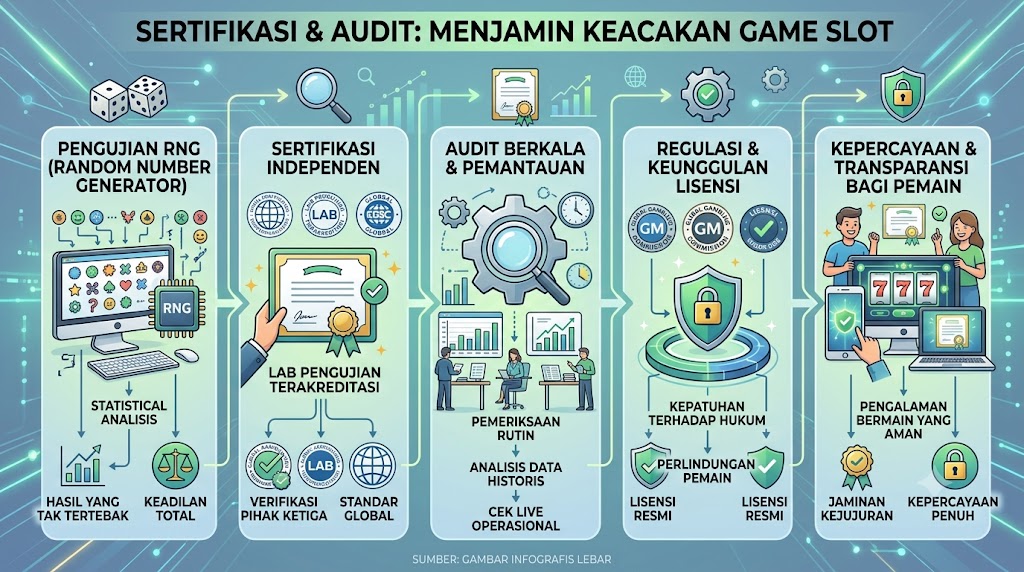Sertifikasi dan Audit Menjamin Keacakan Game Slot